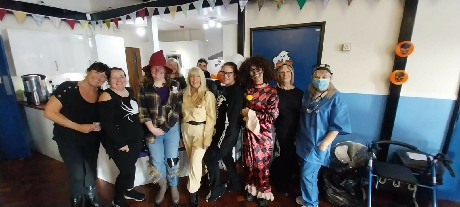 Afternoon Tea Crew aprons swapped Halloween costumes